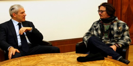 Tadić i Johnny Depp
