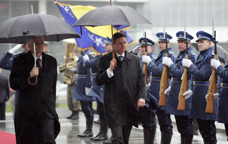 Svečani doček premijera Slovenije Boruta Pahora/ Foto: DEPO