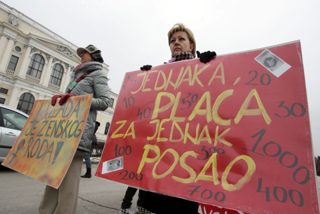 Aktivistički mar&scaron; povodom 8. marta / foto: DEPO