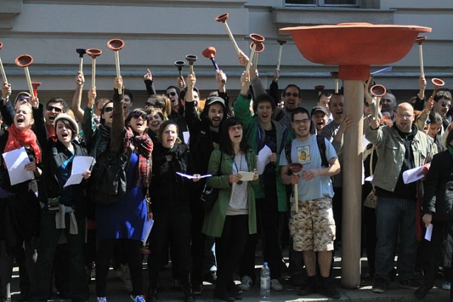 Zeleni protiv Bandića / foto: Pravo na Grad