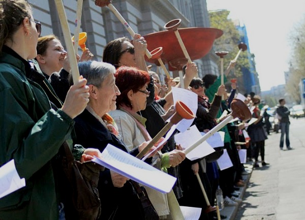 Zeleni protiv Bandića / foto: Pravo na Grad