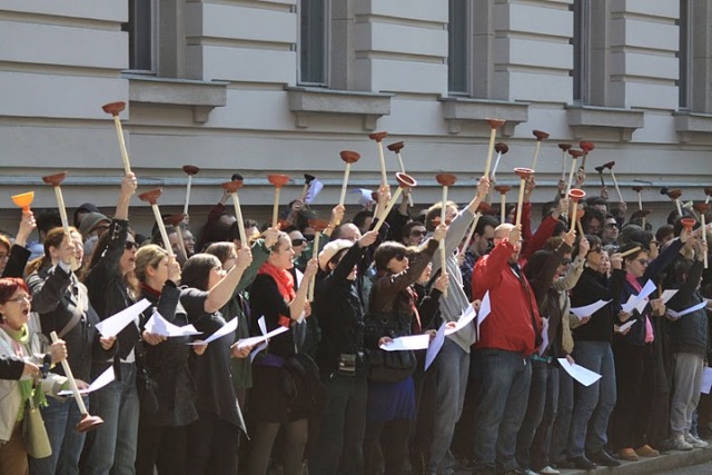 Zeleni protiv Bandića / foto: Pravo na Grad