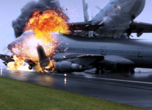 avio nesreća - ilustracija