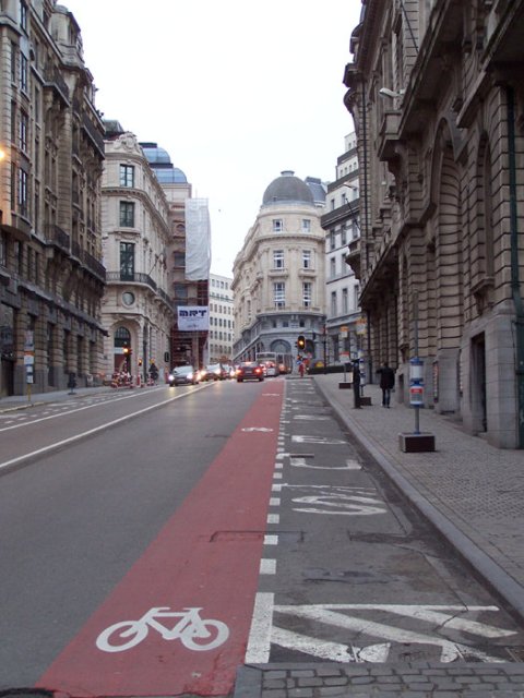 biciklistička staza u Briselu