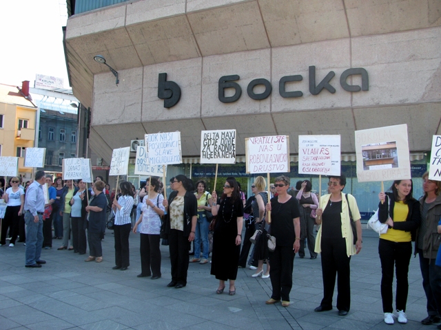 Banjaluka - &scaron;trajk radnika 'Oslobođenja'