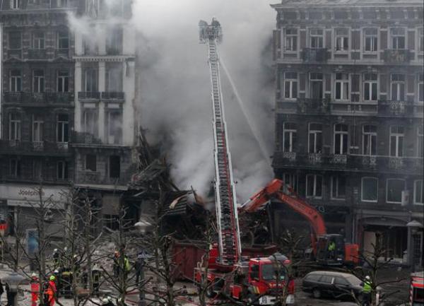 Eksplozija gasa - ilustracija