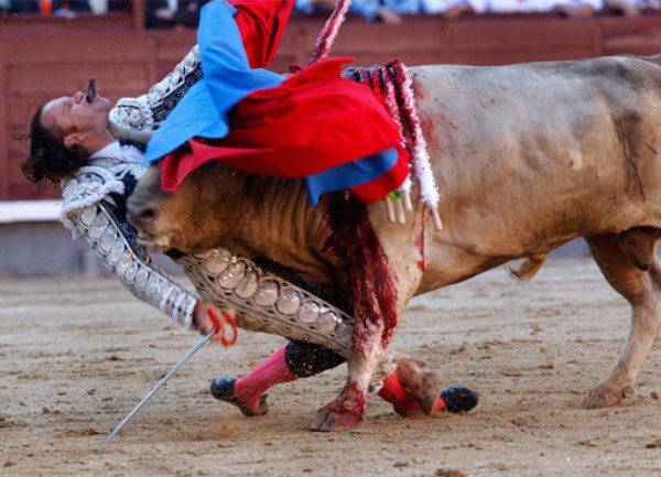 Bik povrijedio matadora / Foto: El Pais
