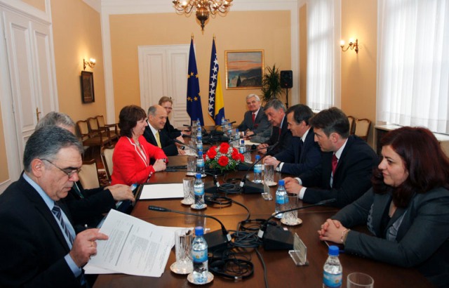 Predsjedni&scaron;tvo BiH sa Catherine Ashton