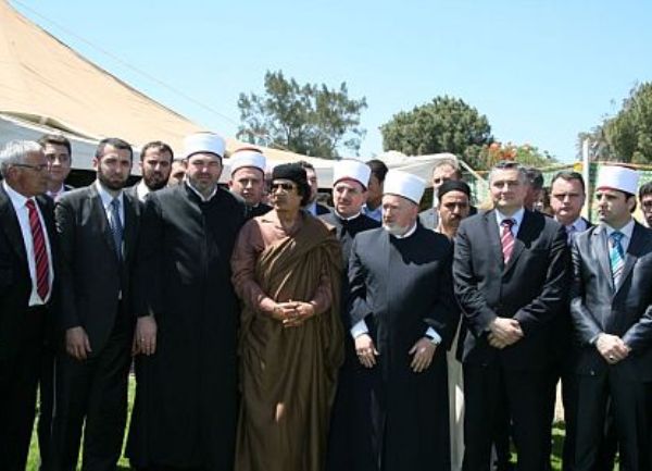 Gadafi i vjerske vođe sa Balkana