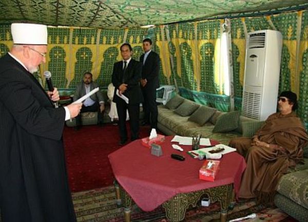 Gadafi i vjerske vođe sa Balkana 2