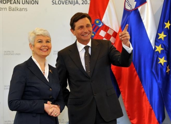 Jadranka Kosor i Borut Pahor