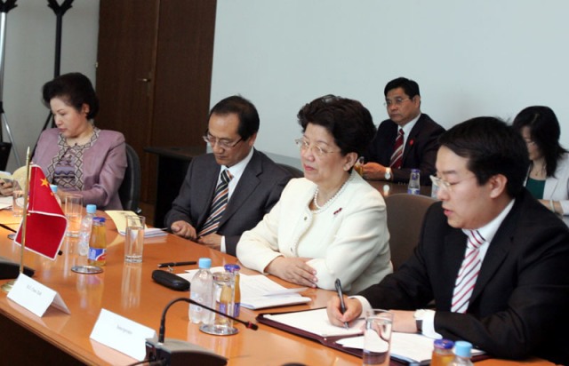 Chen Zhilli sa Kolegijumom oba doma PS BiH / foto: DEPO