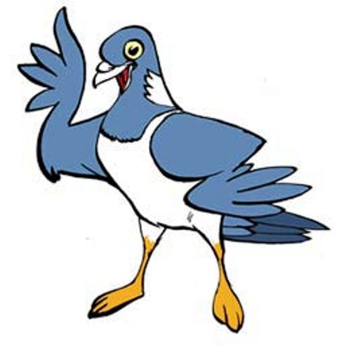 Golub Grigor - maskota Banjalučkog karnevala