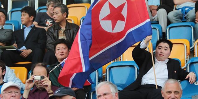Sjeverna Koreja navijač