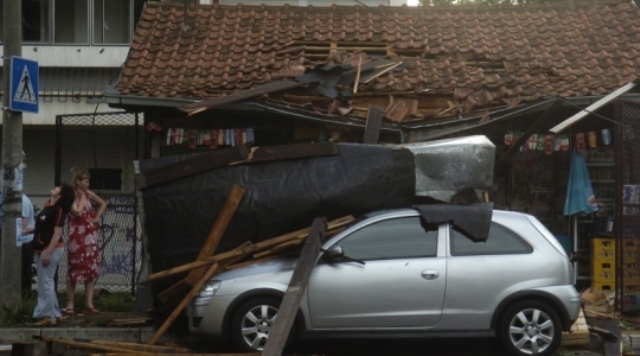 oluja u Zemunu / FOTO: Blic