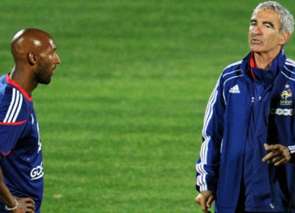 Nicolas Anelka i Raymond Domenech