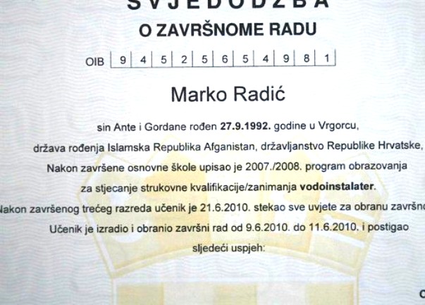 srednjoskolac afganistan