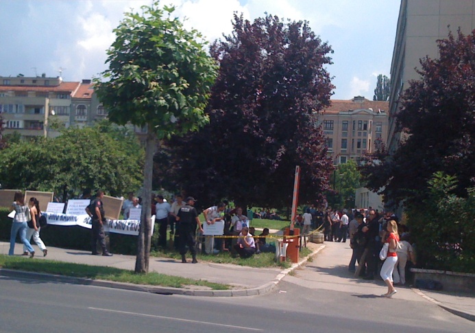 Protest radnika Krivaje