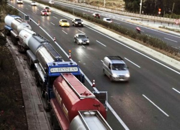 Grčka - &scaron;trajk kamiondžija / foto: afp