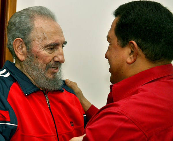 Fidel Castro i Hugo Chavez Fidel Castro i Hugo Chavez