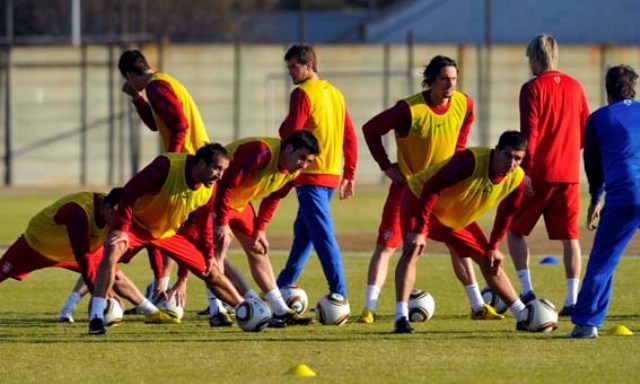 fudbalska reprezentacija Srbija, trening