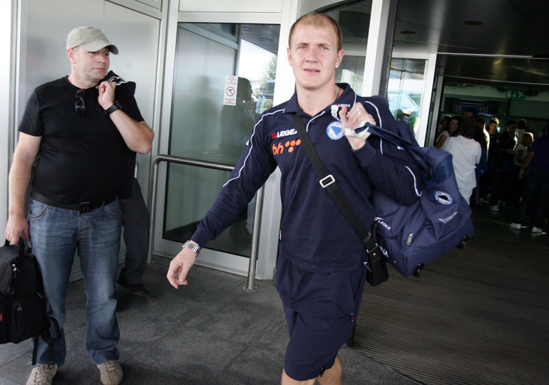 Doček Zmajeva na sarajevskom aerodromu/ Foto: DEPO