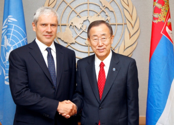 Boris Tadić i Ban ki Mun / foto: UN