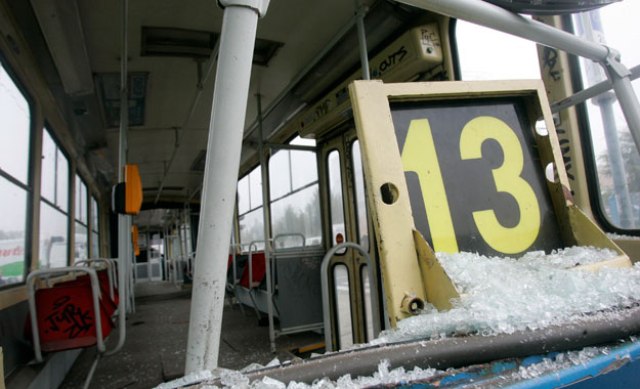 sudar tramvaja u Zagrebu /foto: Cropix