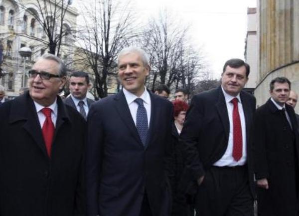 Kuzmanović, Dodik i Tadić u Banjaluci