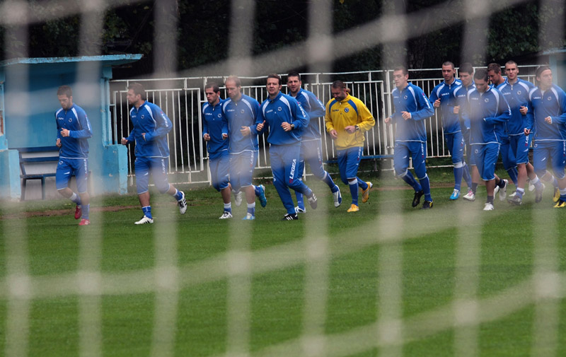 Trening reprezentacije u Hrasnici