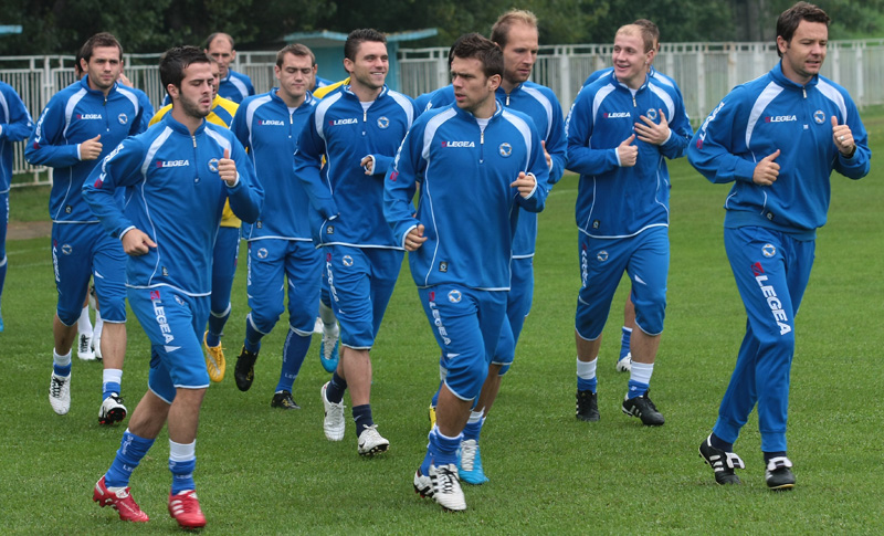 Trening reprezentacije u Hrasnici