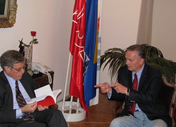 Zlatko Lagumdžija i Kenneth Wollack