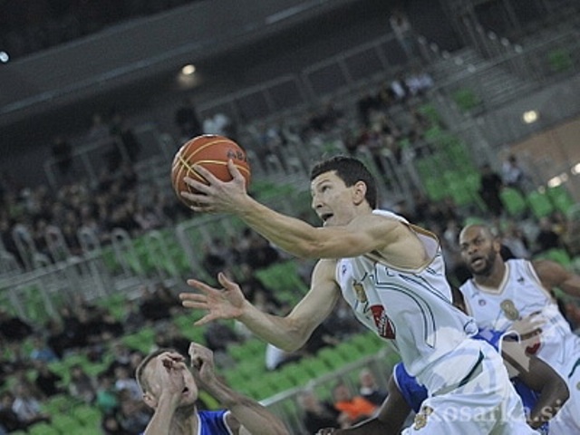 Olimpija - Igokea / foto: kosarka.si