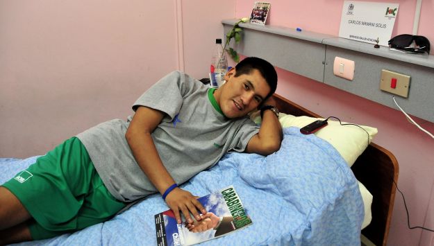 Čileanski rudar u bolnici