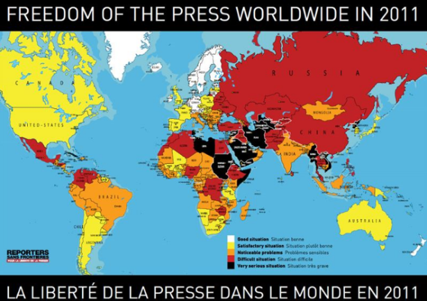 Reporteri bez granica - sloboda medija u 2010
