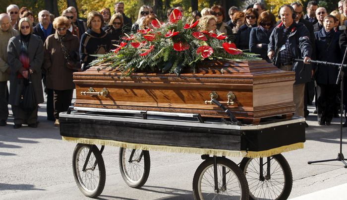 Ispraćaj Vesne Parun-Mirogoj, Zg