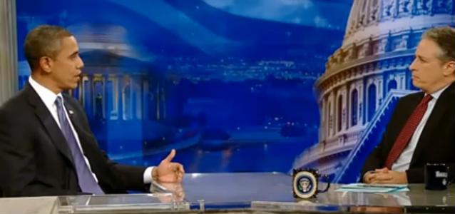 Barack Obama i Jon Stewart - Daily Show