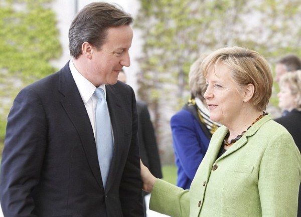 Angela Merkel i Dejvid Kameron