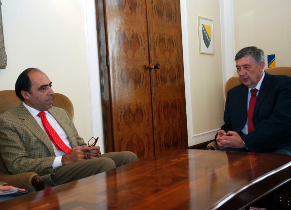 Neboj&scaron;a Radmanović i ambasador &Scaron;panije u BiH