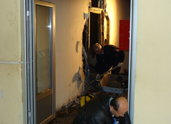 Požar u Osnovnom sudu u Banjoj Luci / foto: BLIN magazin