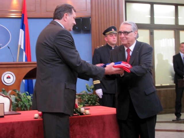Dodik i Kuzmanovic, primopredaja duznosti/foto:srna-rtrs