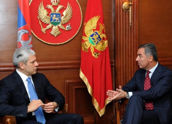 Milo Đukanović i Boris Tadić