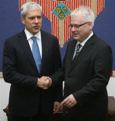 Ivo Josipović i Boris Tadić / foto: Tanjug