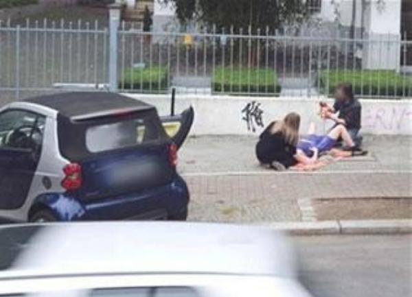 Porođaj na ulici u Njemačkoj