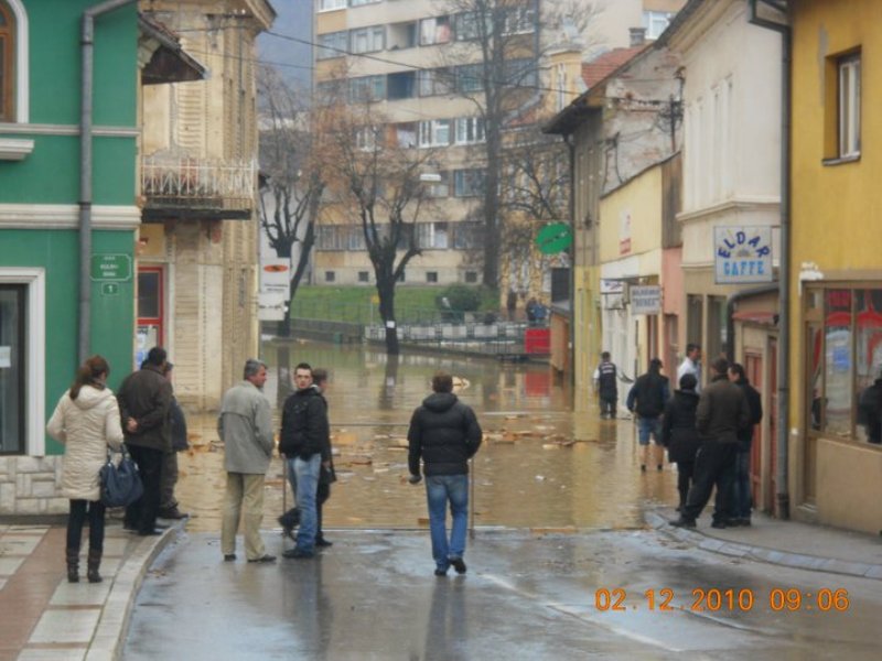 Poplava u Goraždu - građani u panici