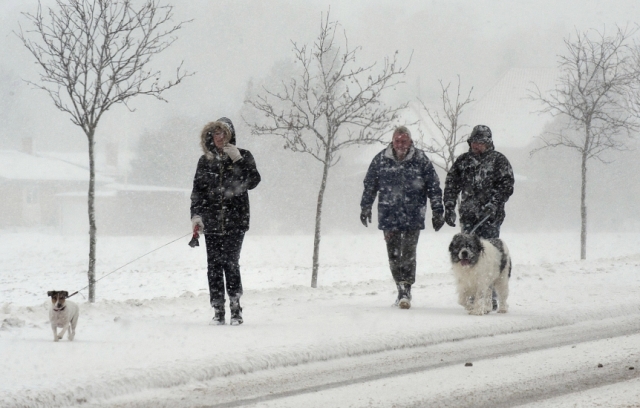 Hladnoće u Sjevernoj Evropi/ foto: Rojters i Tanjug