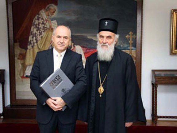 Valentin Incko sa patrijarhom Irinejom 