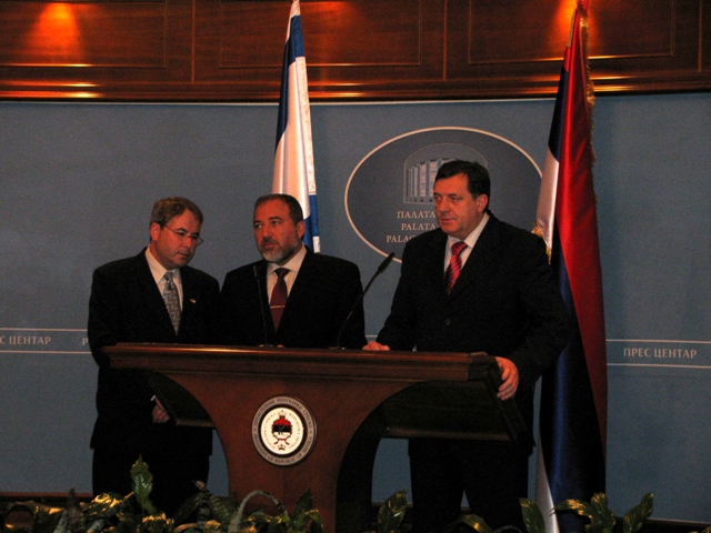 dodik i liberman/ foto:SRNA