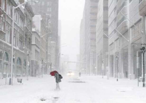 snježno nevrijeme u Baltimoru, SAD