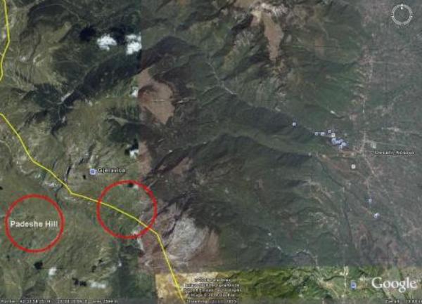 mapa tajnih zatvora na sjeveru Albanije